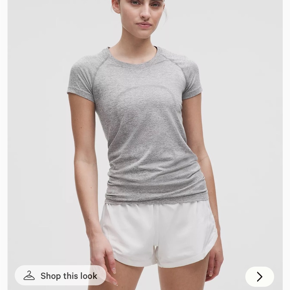 lululemon athletica Gray Short Sleeve Tee